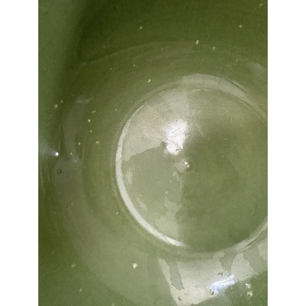 Vintage Bauer Los Angeles Green Ringware Pottery Mixing/Nesting Bowl No. 30